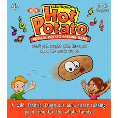 Ideal Hot Potato Electronic Musical Passing Kids Party Game, Don’t Get Caught with the Spud! Ages 4+, 2-6 Players