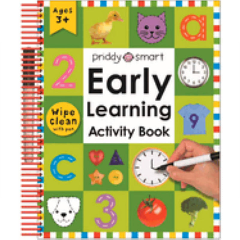 Wipe Clean: Early Learning Activity Book: With Practical Exercises and Activities to Do Again and Again (Spiral-Bound)